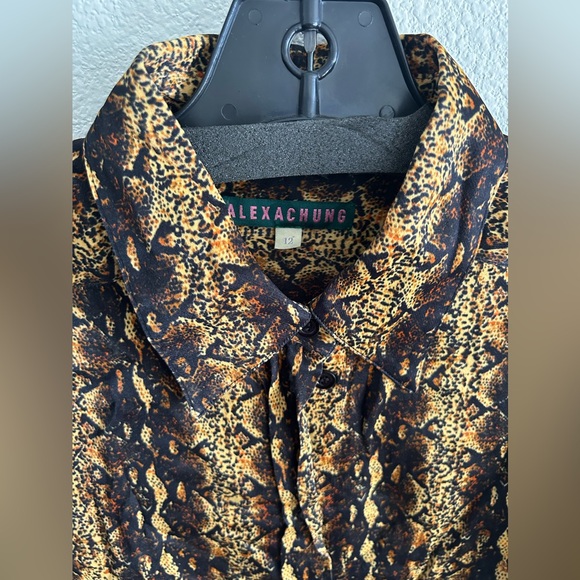 ALEXA CHUNG | Snake Print Blouse - Picture 4 of 9